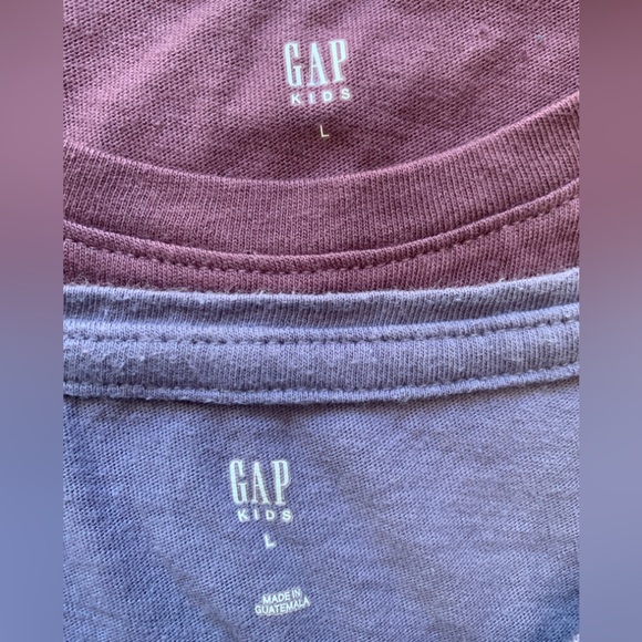 GAP KIDS girls L (10/12) Purple Ombre Sparkle Unicorn Long SleeveT-Shirt bundle - Picture 9 of 11